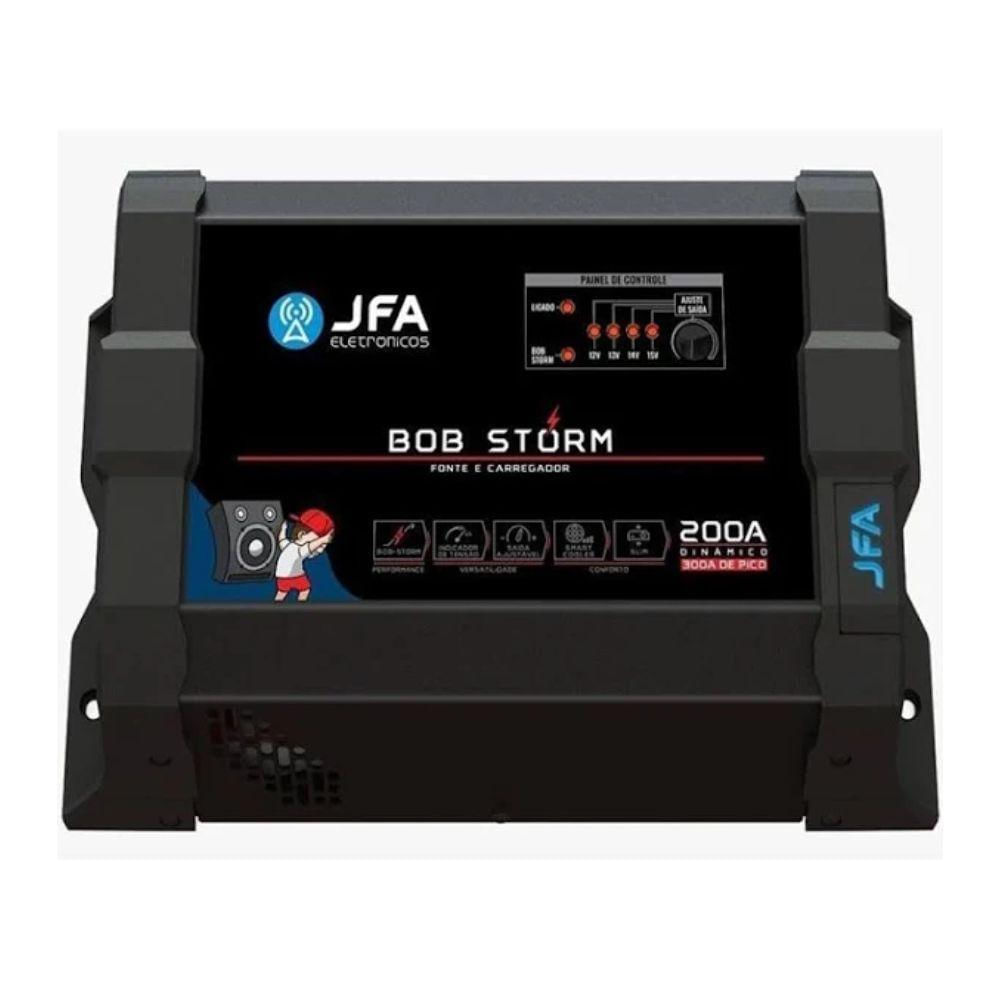 Fonte E Carregador De Bateria Jfa 200a Bob Storm Bivolt