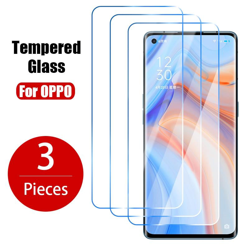 Protetor de Tela de Vidro Temperado 3PCS para OPPO A91 A72 A73 A92 OPPO A92