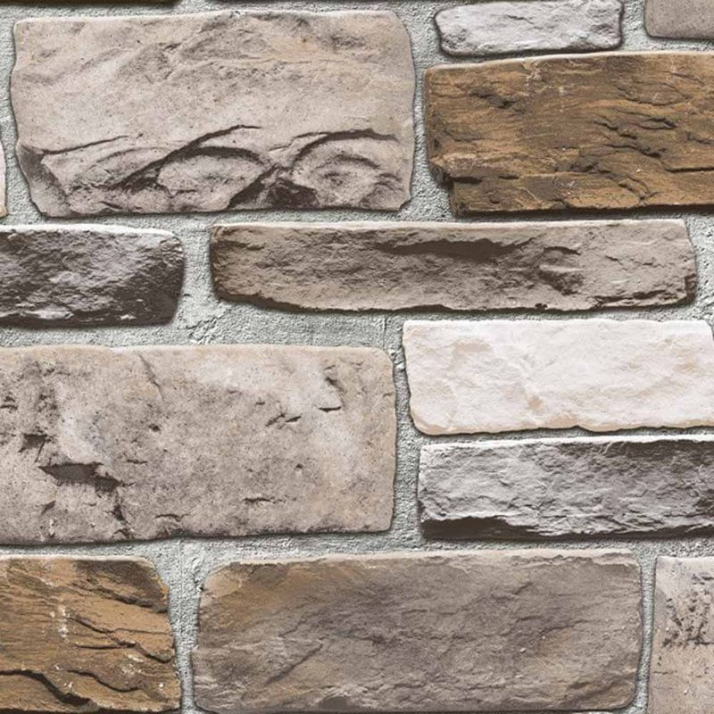 Papel de Parede Stone Age 1 Pedras 3D SN601801R