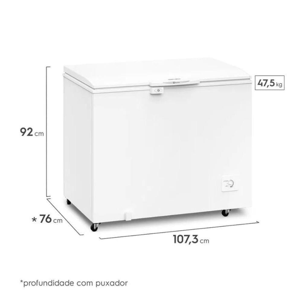 Freezer Horizontal 314 Litros HI330 Electrolux Branco 110V