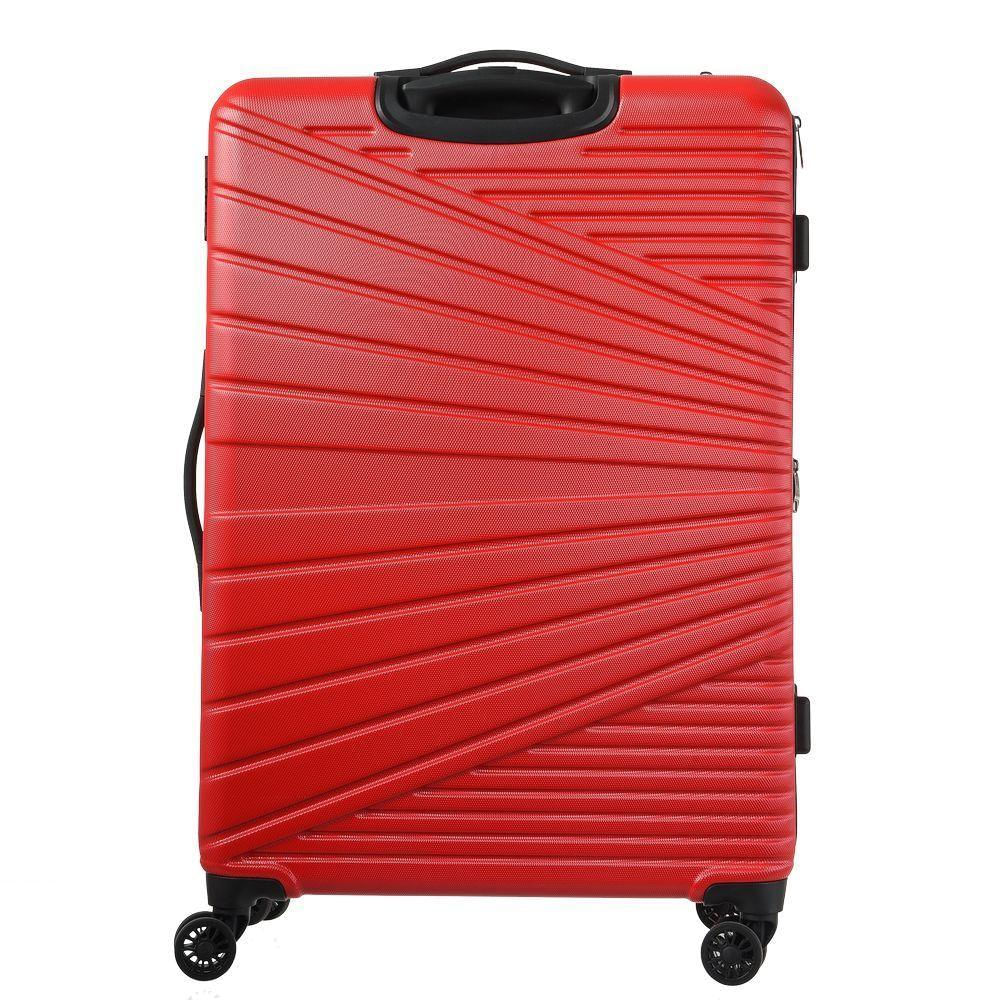 Mala De Viagem Grande Exp Abs American Tourister By Samsonite Recife Tsa Rodas Duplas 360 Vermelho G