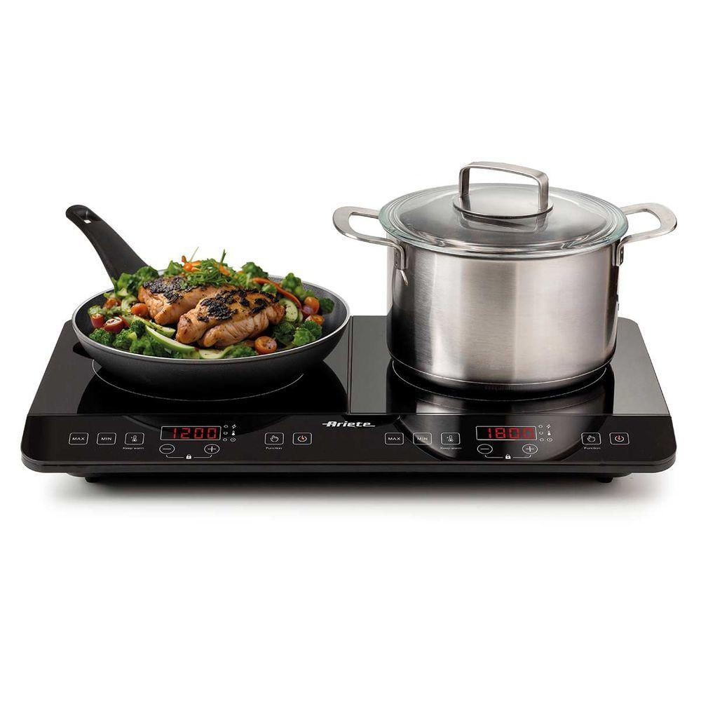 Cooktop Elétrico Para Indução Com 2 Queimadores 127V Ariete