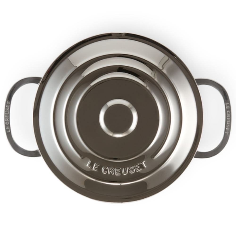 CAÇAROLA LE CREUSET FUNDA SIGNATURE 3-PLY AÇO INOXIDÁVEL 20CM 96600620000000