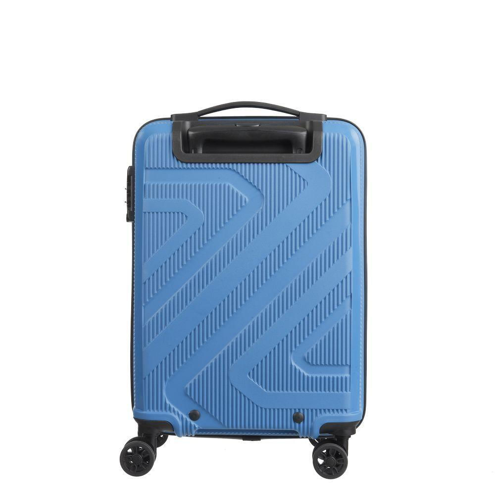 Mala De Bordo Pequena Viagem Polipropileno American Tourister Camboriu Cadeado Tsa Rodas 360º Azul P