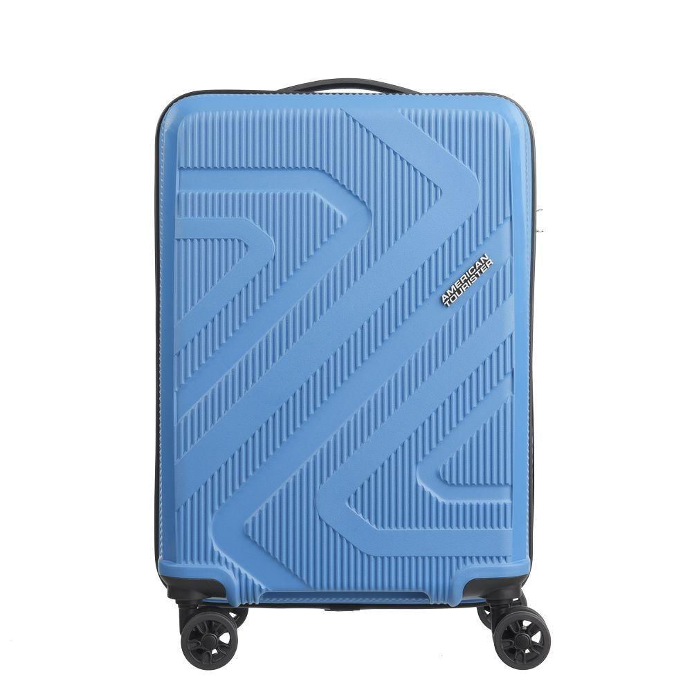 Mala De Bordo Pequena Viagem Polipropileno American Tourister Camboriu Cadeado Tsa Rodas 360º Azul P