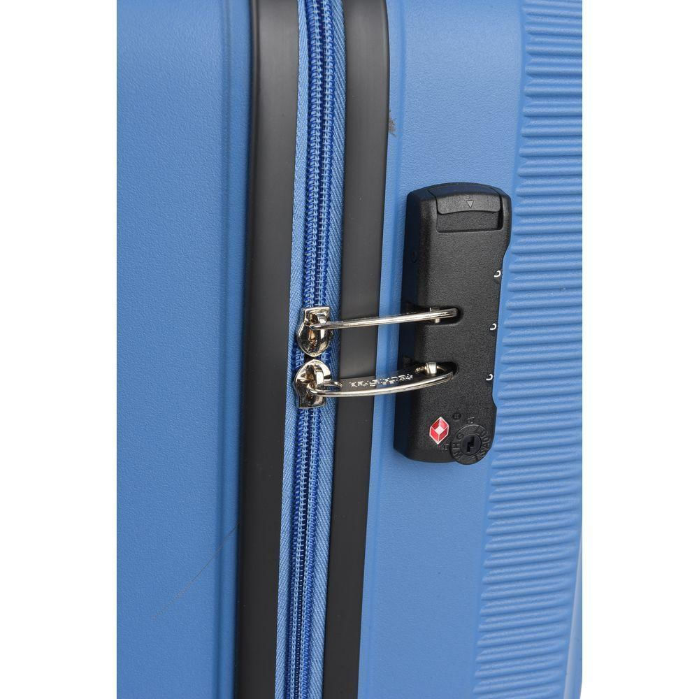 Mala De Bordo Pequena Viagem Polipropileno American Tourister Camboriu Cadeado Tsa Rodas 360º Azul P