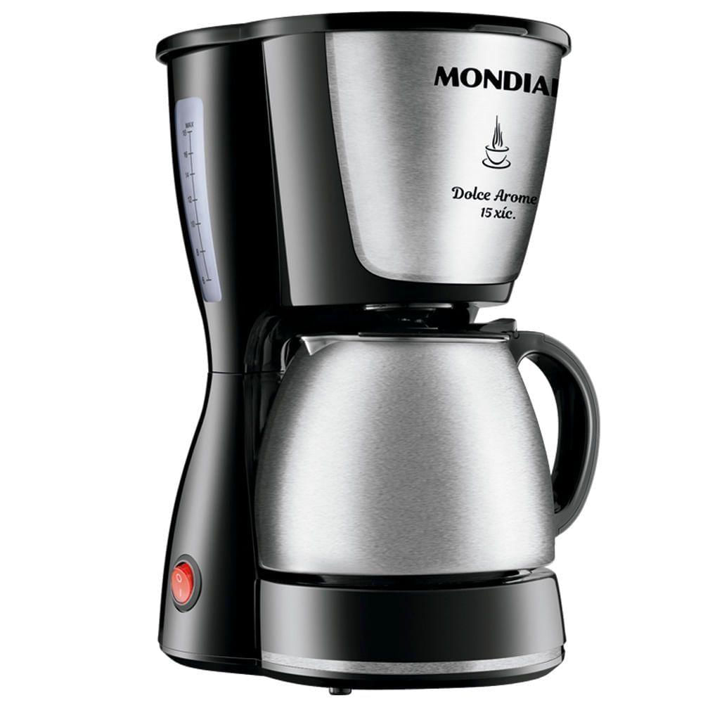 Cafeteira Elétrica Dolce Arome C-34ji-15x 220v-preto/inox