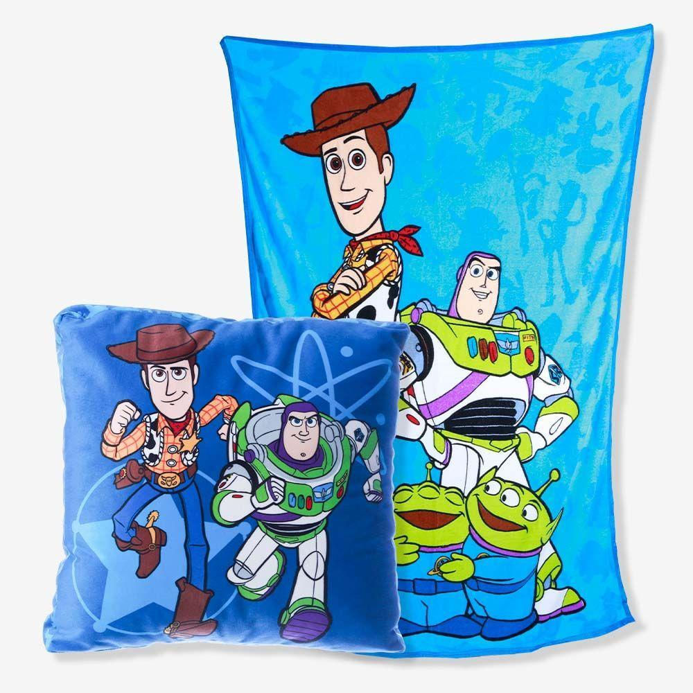 Almofada Com Manta Toy Story Disney