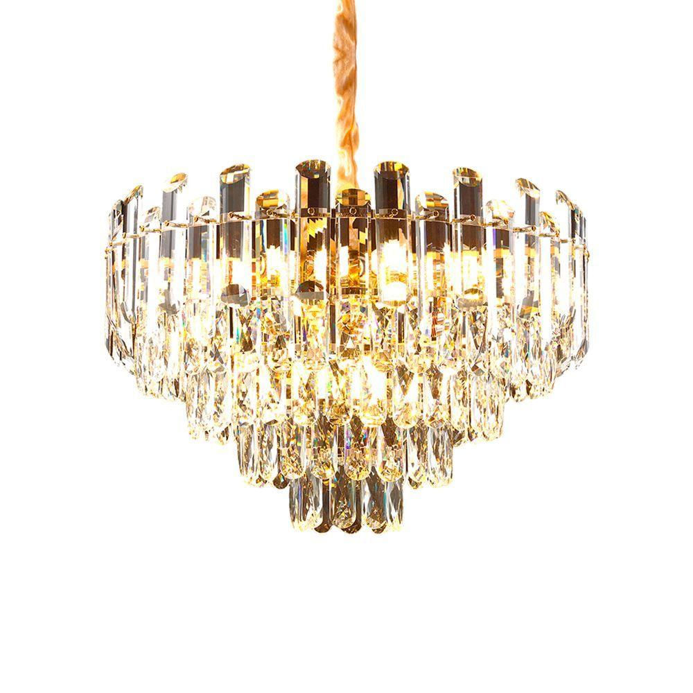 Lustre Pendente Sindora Dcd00463 Dourado E14 Bivolt