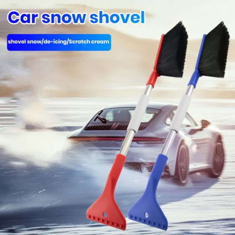 Escova de Neve para Carro com Cabo Longo e Espuma EVA