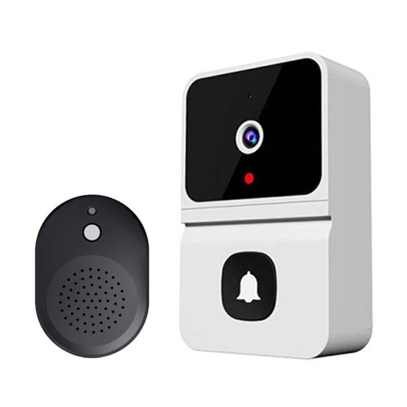 Campainha Sem Fio Inteligente com Vídeo e Intercomunicador branco
