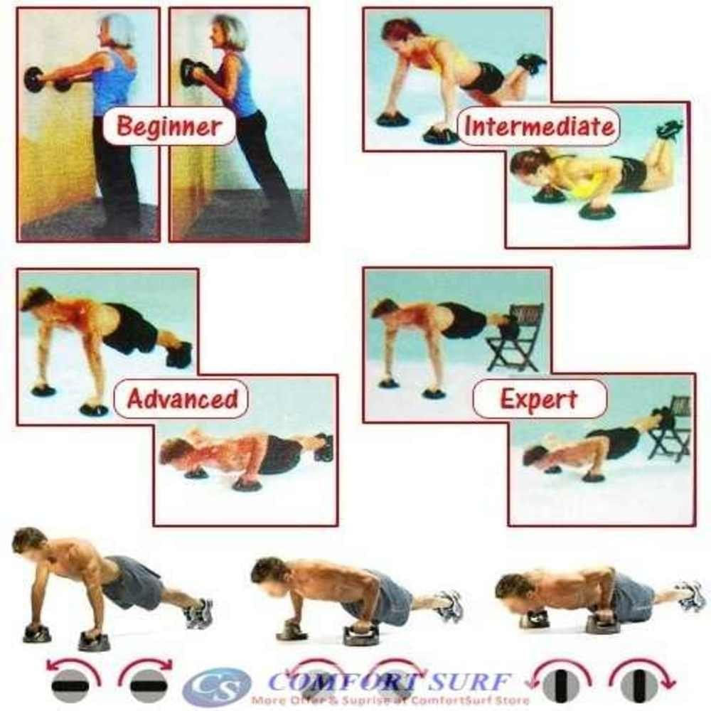 Apoio Para Flexao De Bracos Giratorio Aparelho Push Up Pro Academia Em Casa Abdomen Triceps Ombro Profissional