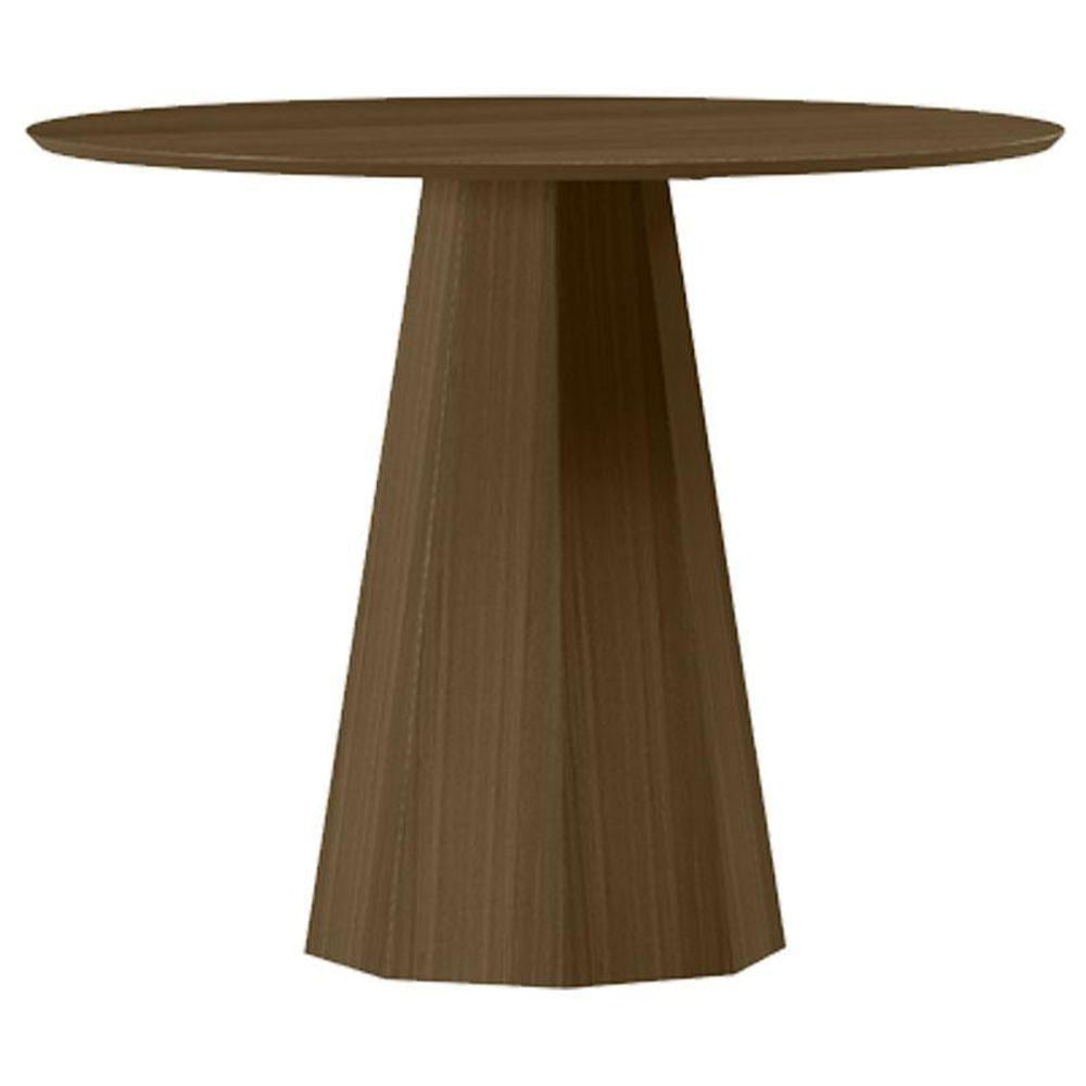 Mesa De Jantar 100x100 Cm Isis Sem Vidro Imbuia - New Ceval