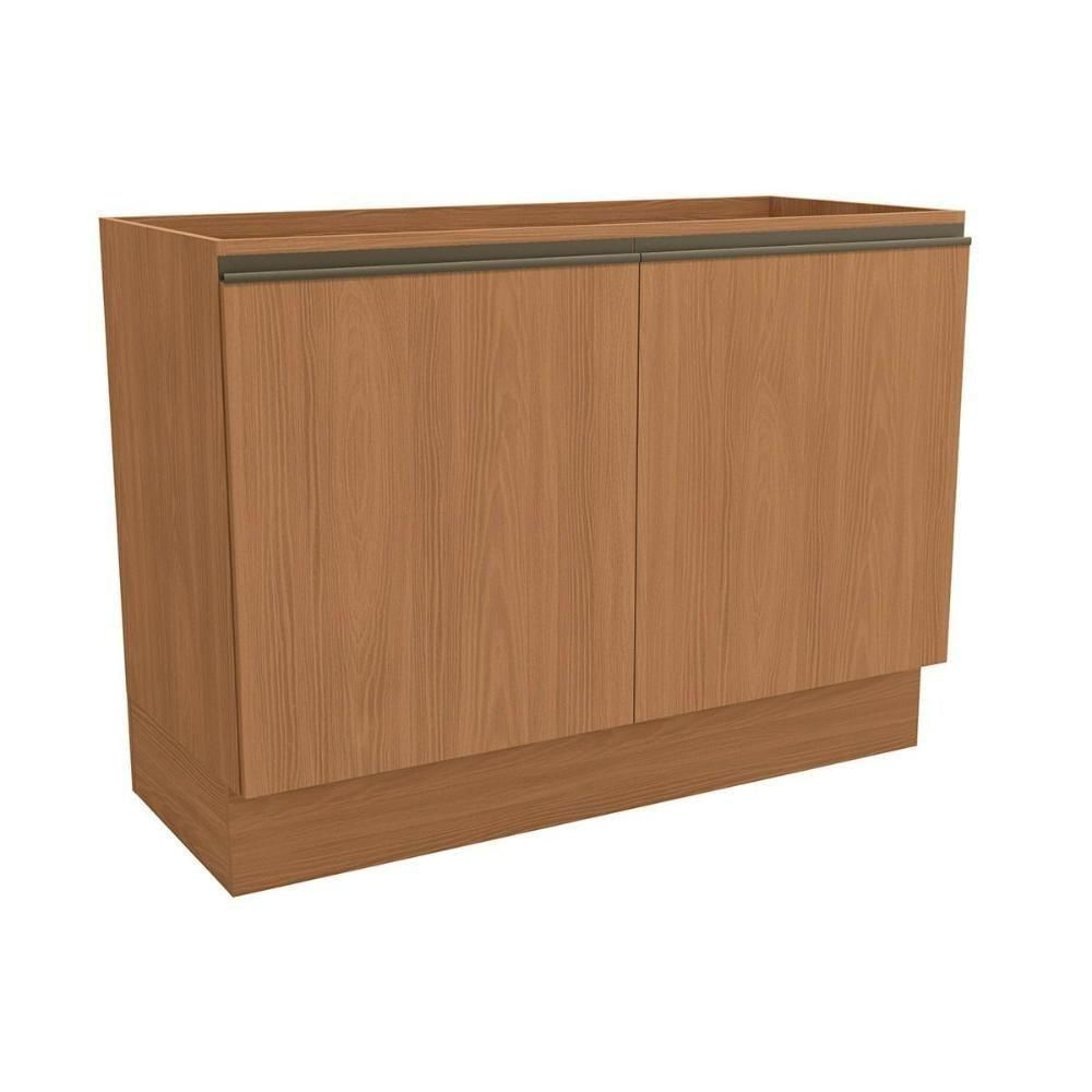 Módulo Cozinha Kappesberg Maxxi Balcão G745 C- 2 Portas S-tampo 120cm Canela-kappesberg