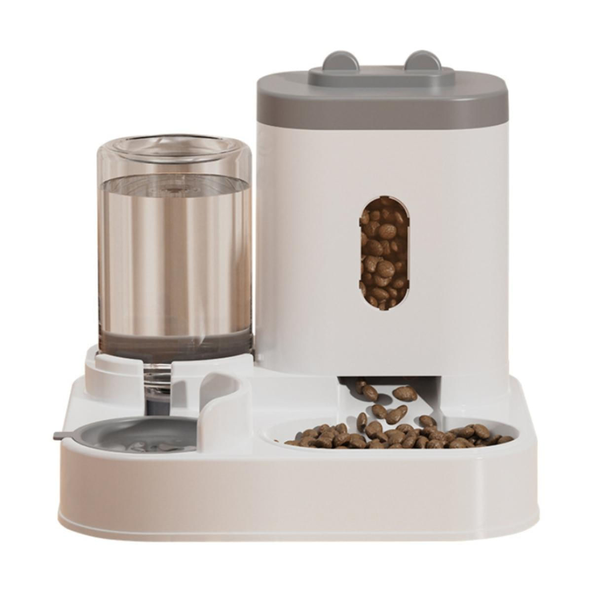 Dispensador Automático de Ração e Água 2 em 1 para Gatos e Cães