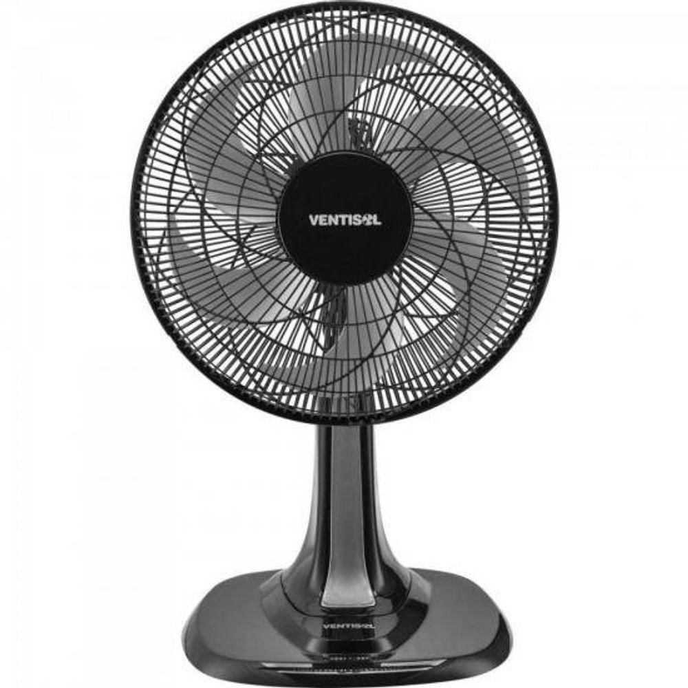 Ventilador De Mesa Ventisol Turbo 6 30cm Preto/cinza 127v