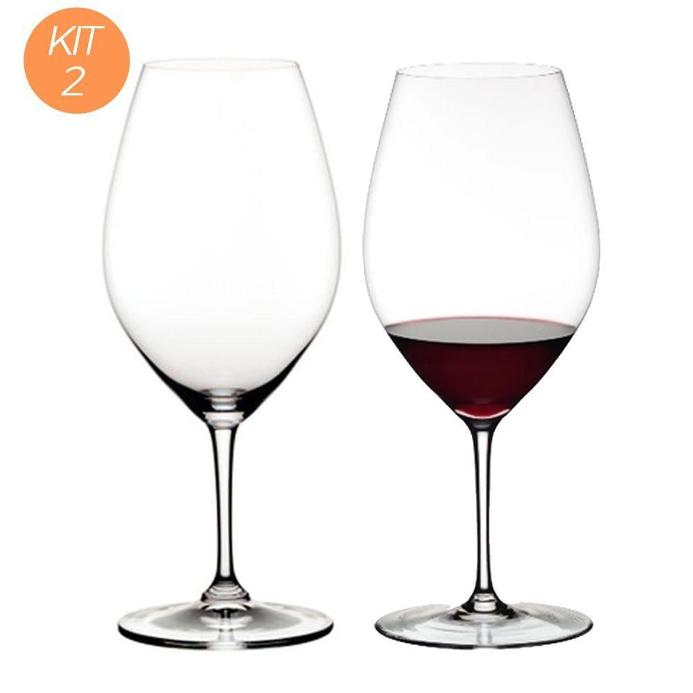 Conjunto Acessórios Cristal Riedel Vinho 2 Taças + Decanter