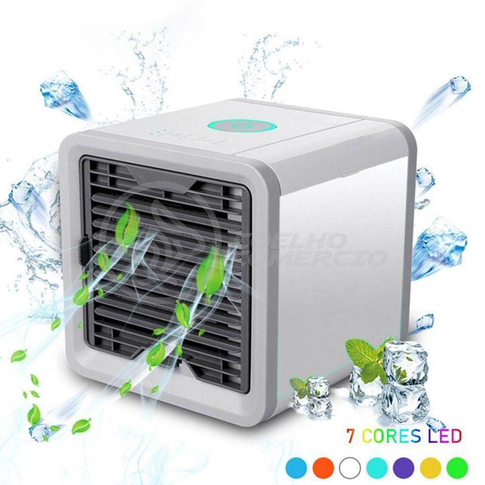 Mini Ar Condicionado Climatizador Humidificador Portátil Arctic Air Cooler 3 Velocidades