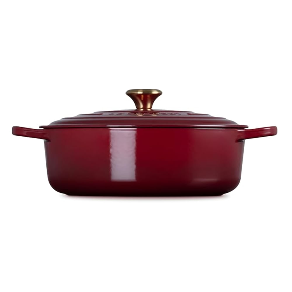 PANELA LE CREUSET RISOTTO SIGNATURE FERRO FUNDIDO 30CM VERMELHO RHONE 21179309494441