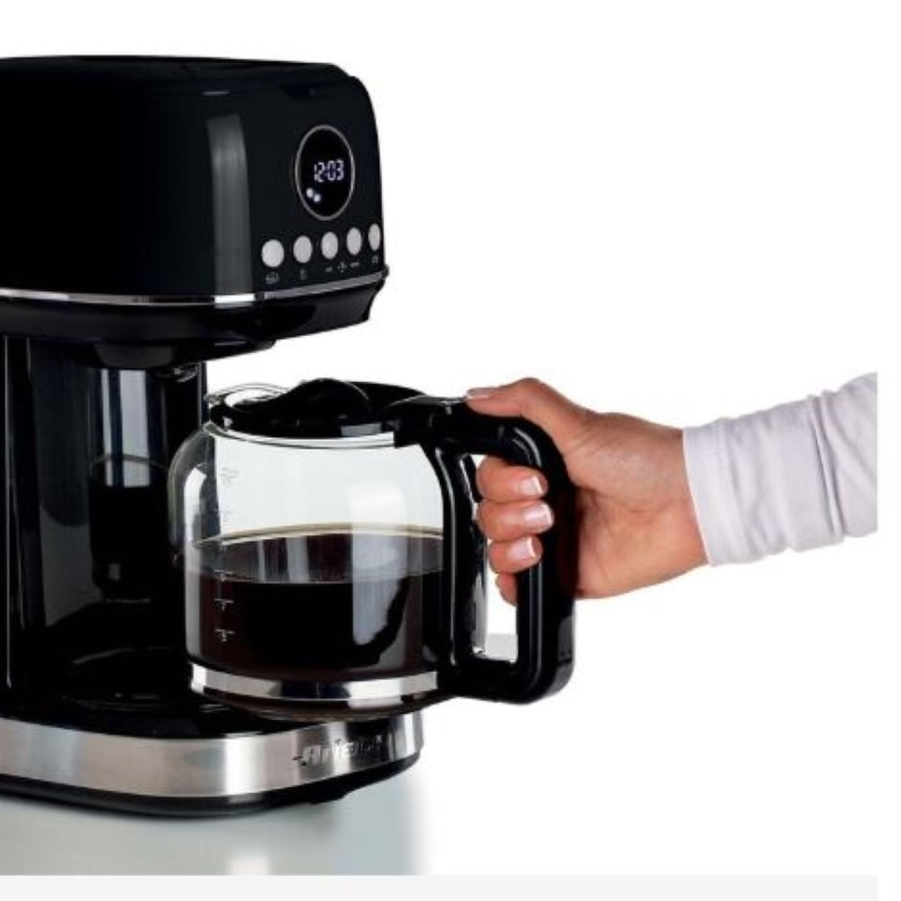 CAFETEIRA ARIETE MODERNA AMERICANA JARRA DE VIDRO 15 XICARAS PRETO 220V 00M13902ARBR