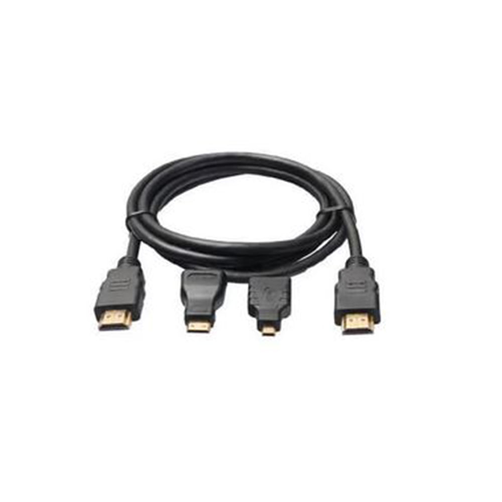 Cabo Hdmi 1,8M 4 Em 1 HDTV Mini HDMI Micro HDMI Xtrad XT2063