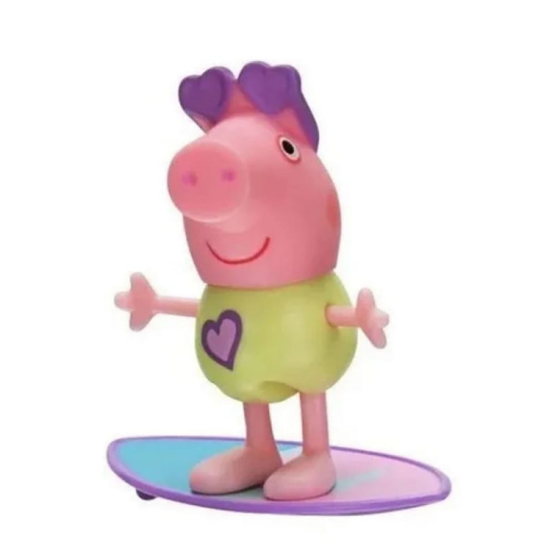 Peppa Pig com Acessórios Peppa Surf e Diversão - Sunny