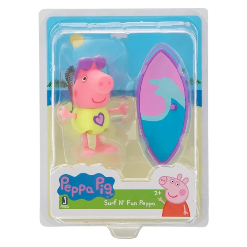 Peppa Pig com Acessórios Peppa Surf e Diversão - Sunny