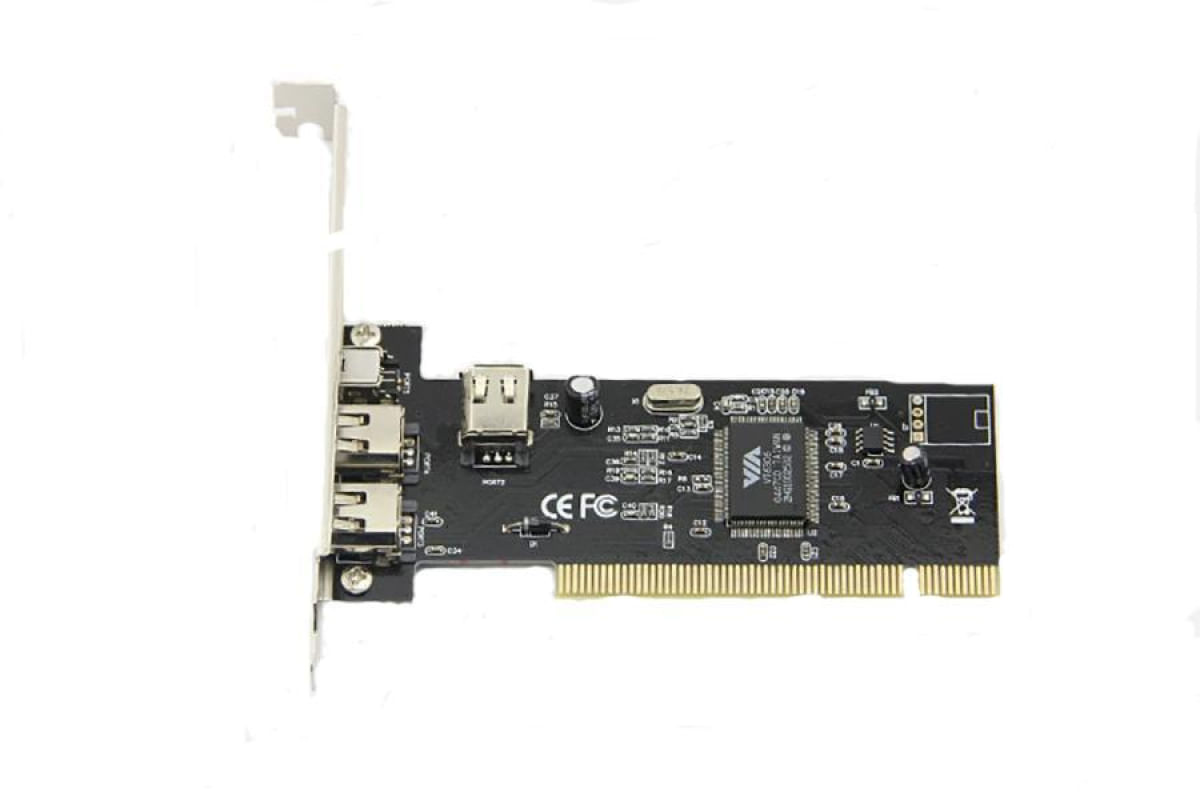 Placa Firewire 3+1 Portas Pci Para Computador Pc Desktop