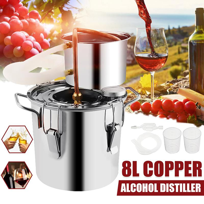 Kit de Destilação de Álcool em Cobre para Casa - 6L