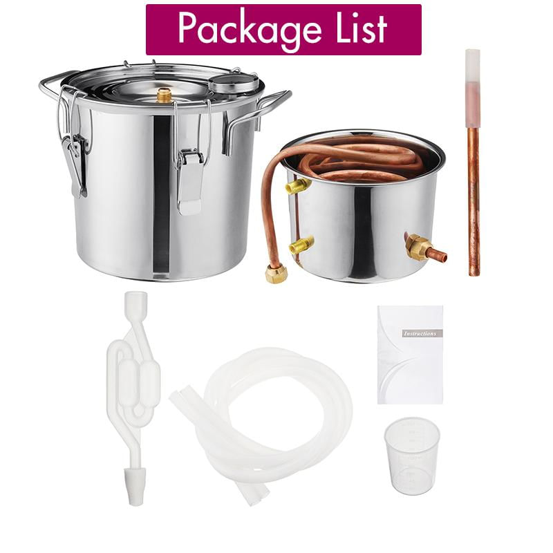 Kit de Destilação de Álcool em Cobre para Casa - 6L