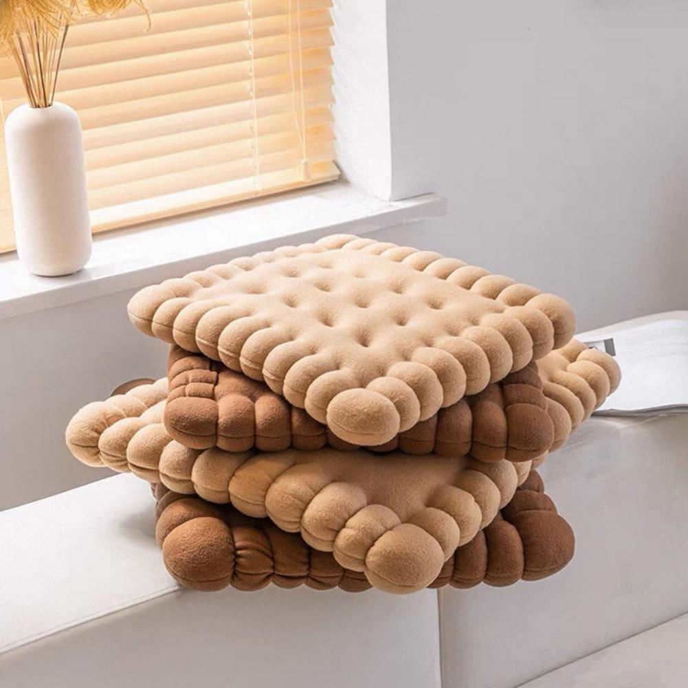 Almofada de Assento em 3 Cores com Textura Macia para Sala e Quarto