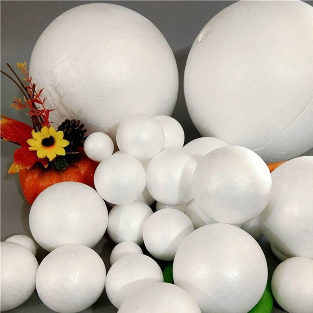 Mini Bolas de Espuma de Poliestireno para Decoração de Natal