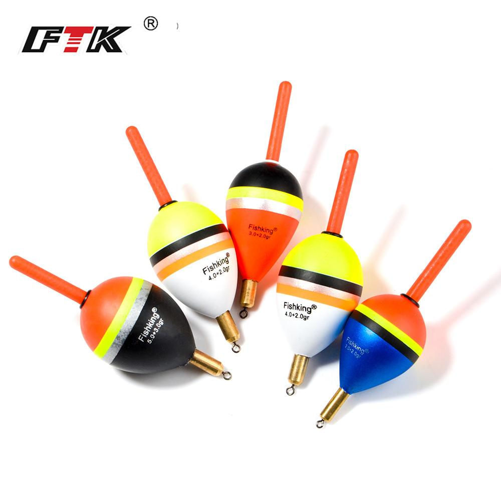 Flutuador de Pesca FTK 1PCS Longo Distância 6G 8,5G 9G 80mm 85mm