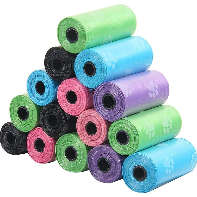 5/10 Rolos de Sacos Descartáveis para Cães e Gatos