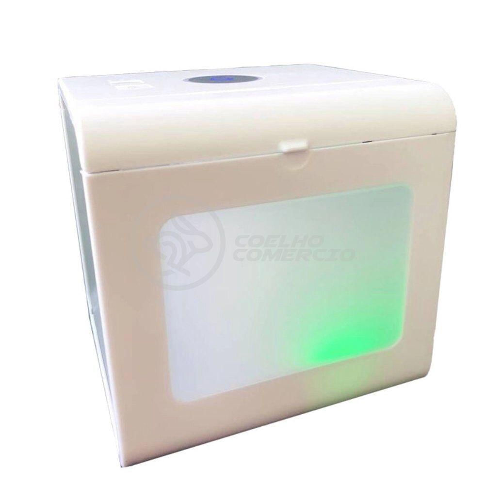Ar Condicionado Portátil Arctic Air Cooler Umidificador Climatizador Luz Led 7 Cores Rgb