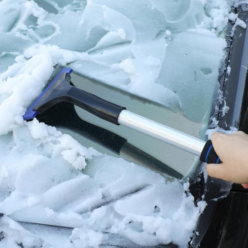 Pá de Neve Anti-risco para Carro, Resistente a Temperatura vermelho