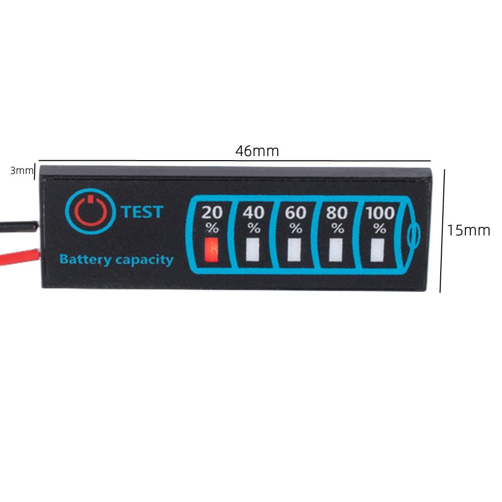 Indicador de Nível de Bateria Li-ion Lipo 5-30V com Display LCD 1 peça