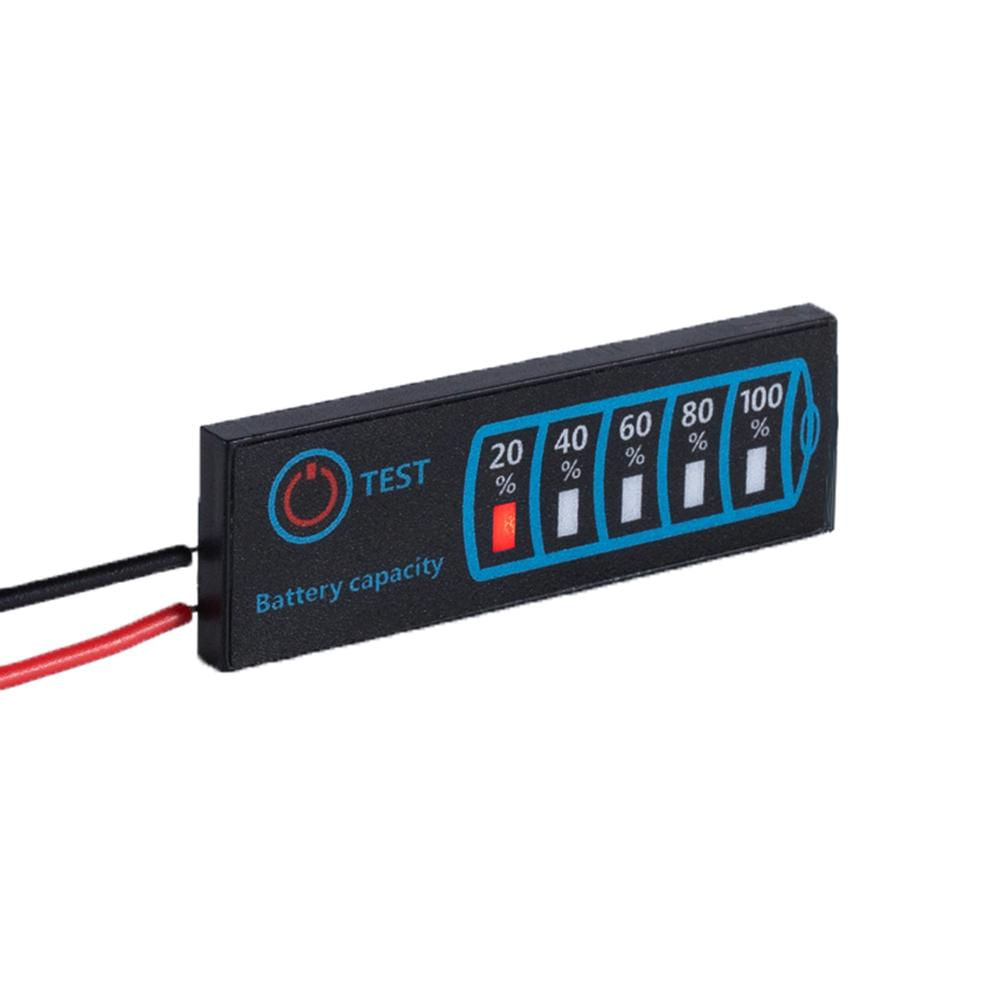 Indicador de Nível de Bateria Li-ion Lipo 5-30V com Display LCD 1 peça