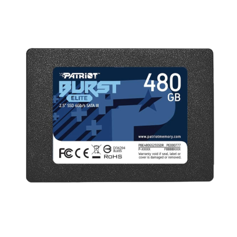 SSD Patriot Burst Elite 480GB 2.5 SATA III - PBE480GS25SSDR