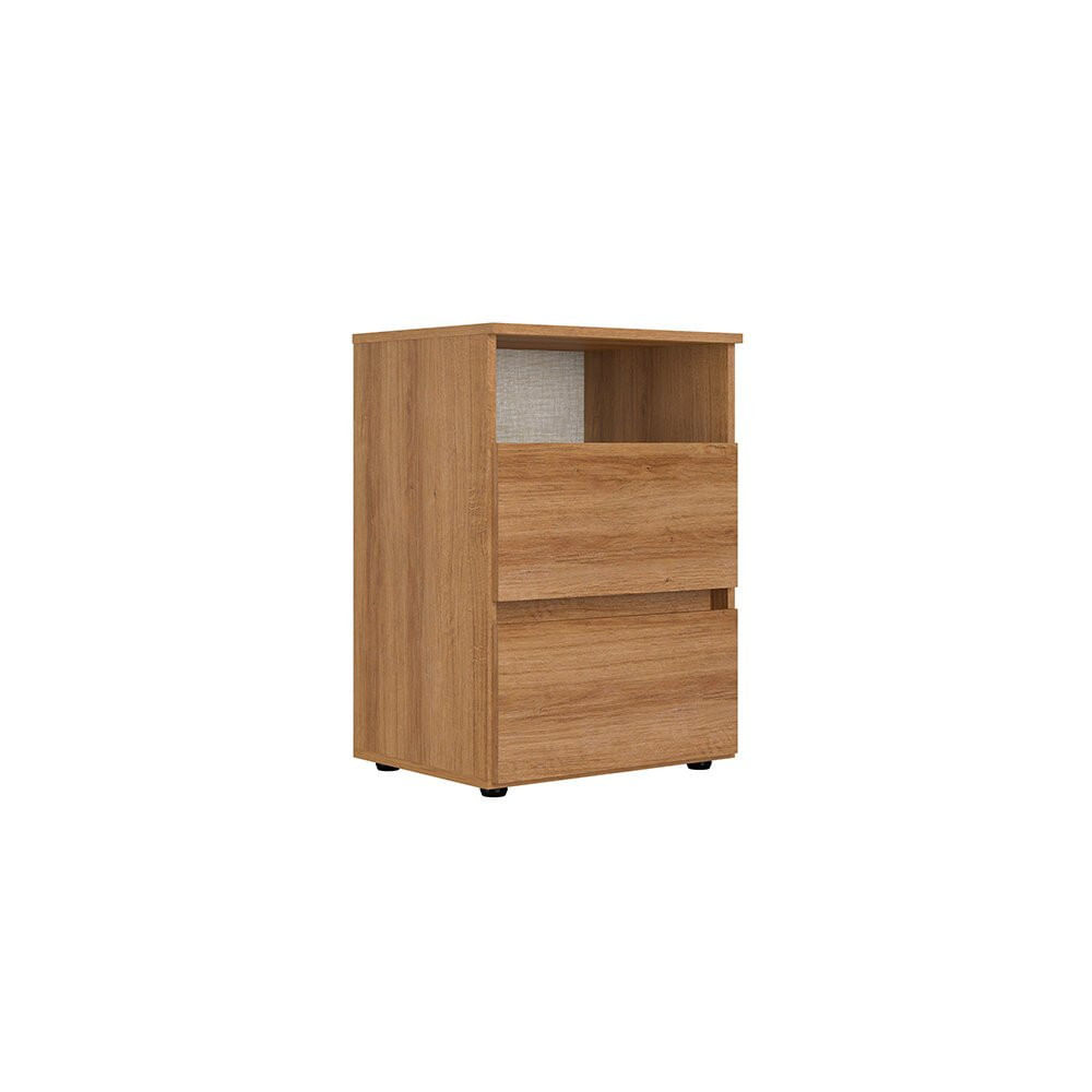 Mesa de Cabeceira Condessa 2 Gavetas THB