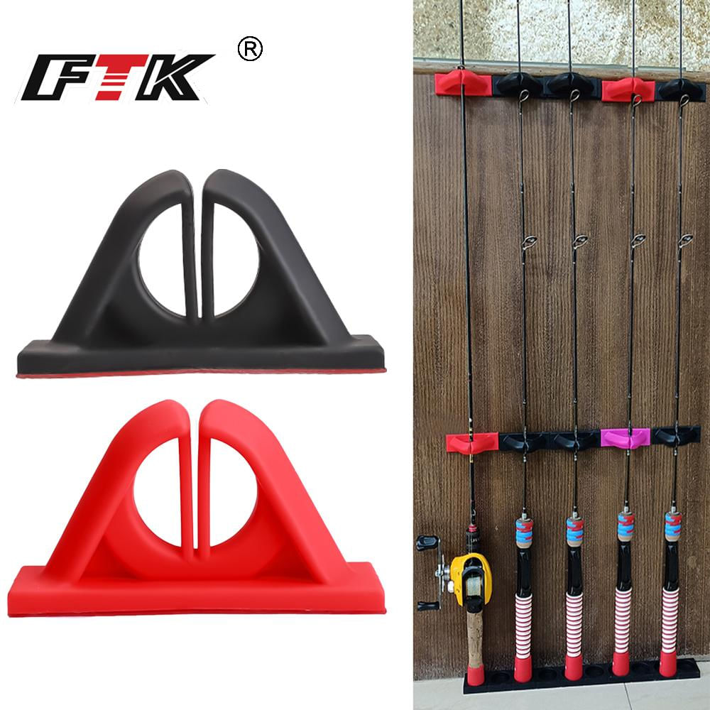 Suporte Vertical para Vara de Pesca em Silicone 1 Unidade para Garagens