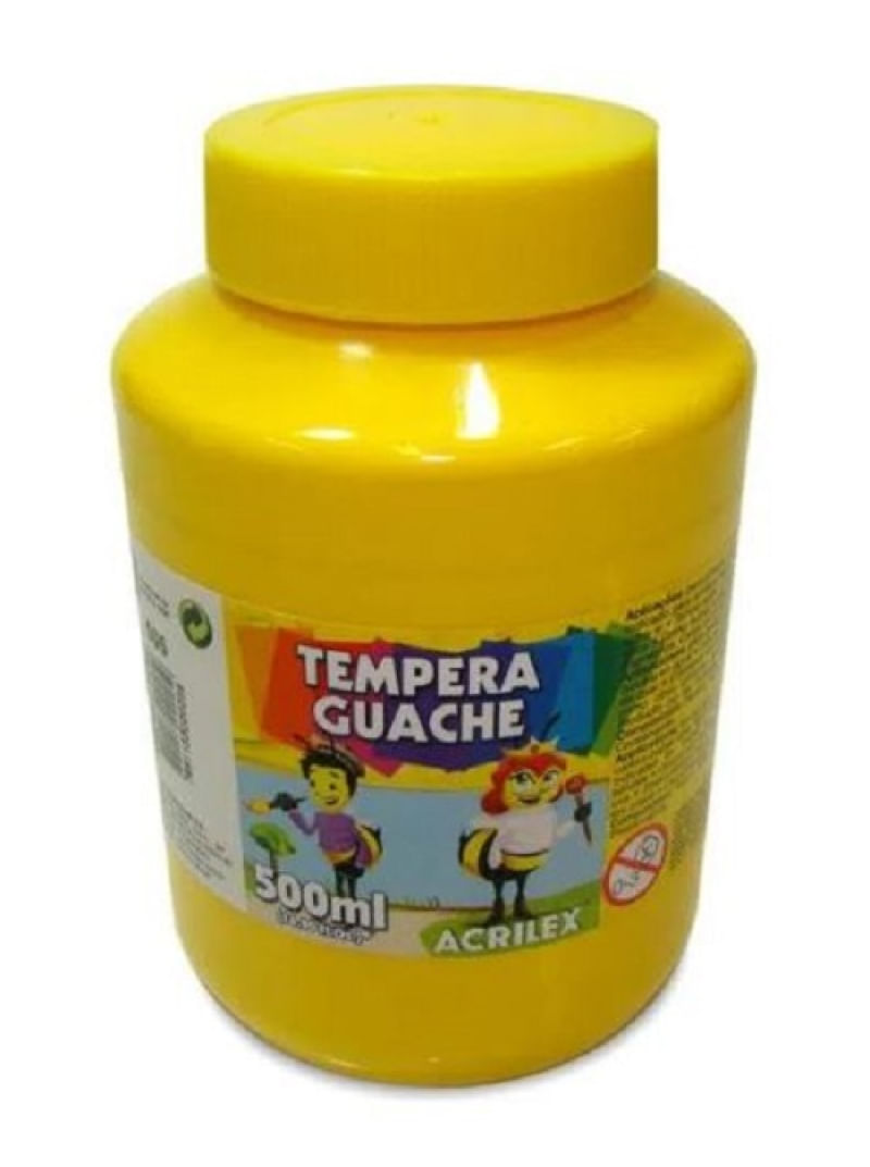 Tinta guache Amarelo Ouro 500 ml  Acrilex