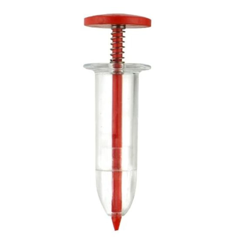 Dispenser de Sementes para Jardinagem, Plástico, Resistente e Impermeável vermelho