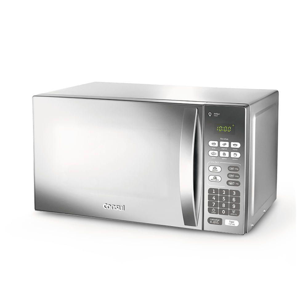 Micro-ondas Consul 20L Espelhado Com Função Descongelar CM020BF Inox 220V