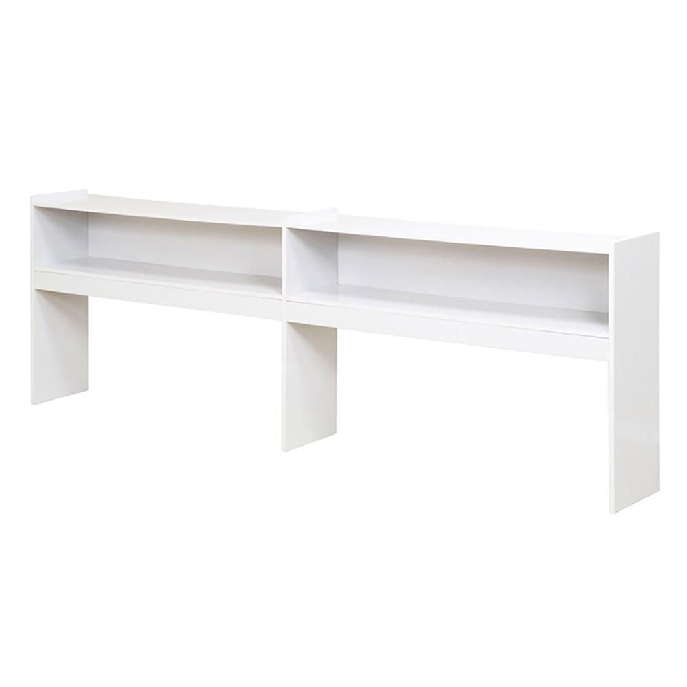 Estante Para Bicama 2 Nichos 220x80x25 Bb29 Branco Dtall Branco