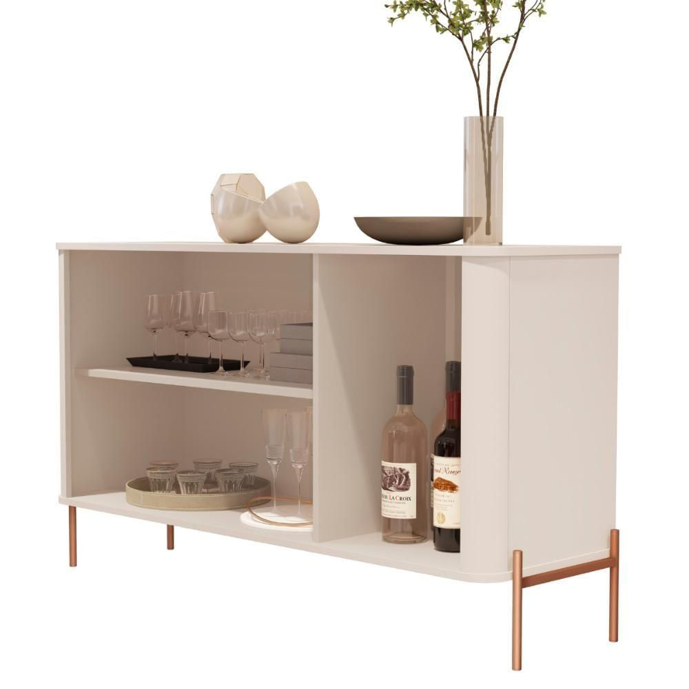 Buffet Nova Orleans Off White Bronze