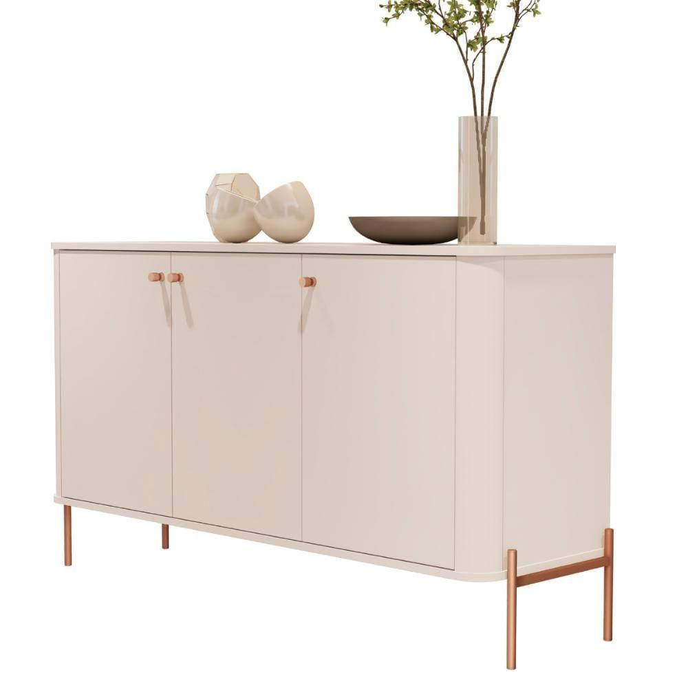 Buffet Nova Orleans Off White Bronze