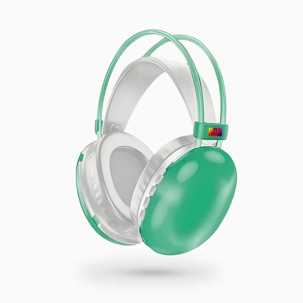 Headset Fone De Ouvido Sem Fio Bluetooth V5.3 Com Led Disco Pulse Profissional