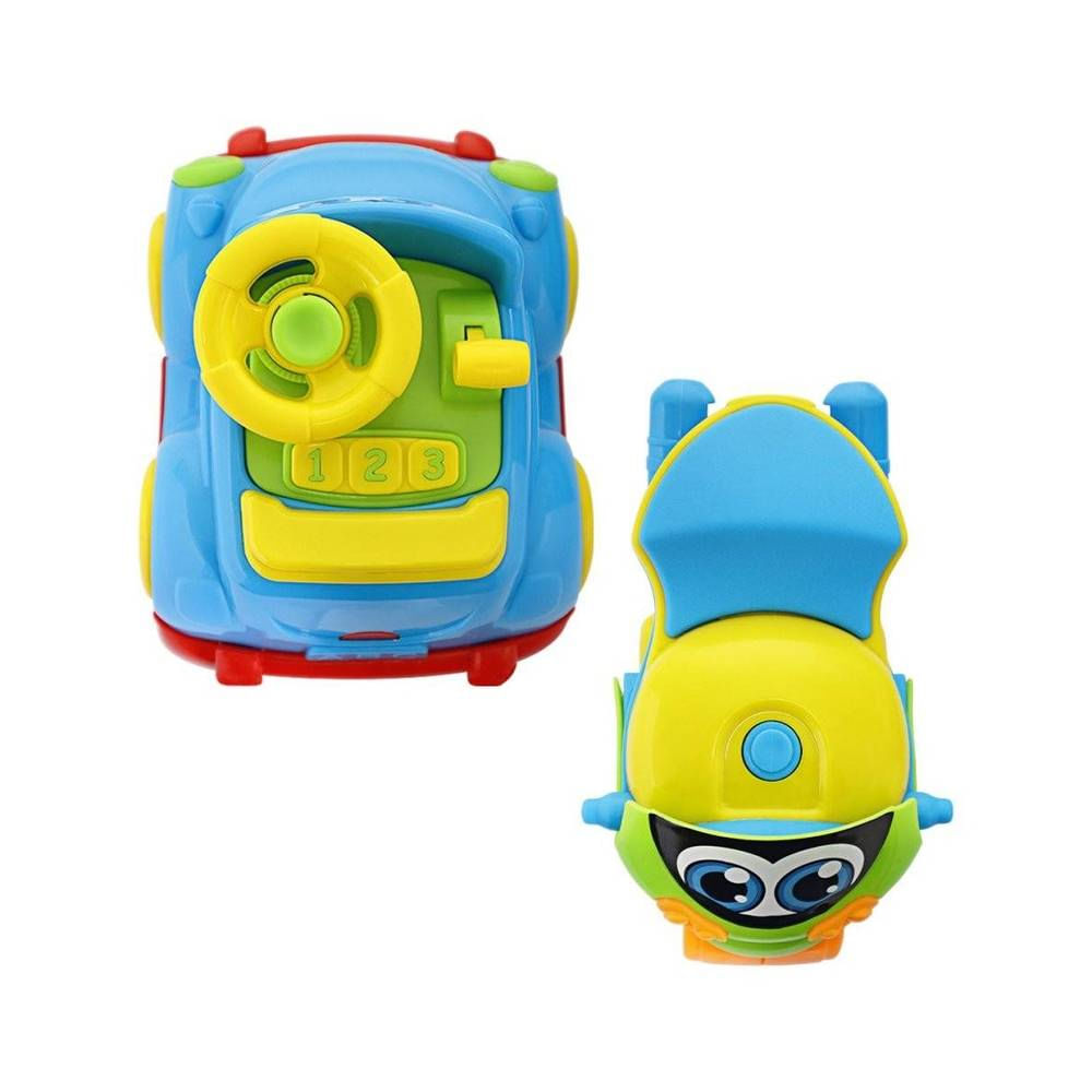 Carrinho + Motinha Mini Racers Super Colorido e Interativo Brinquedo Infantil Certificado pelo InMetro Emite Sons