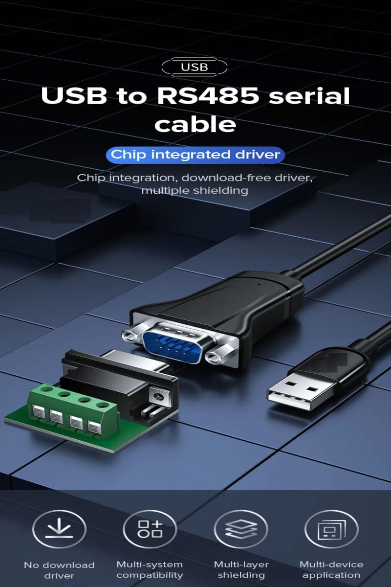 Conversor Adaptador Usb 2.0 Serial Db9 X Rs-422 Automação